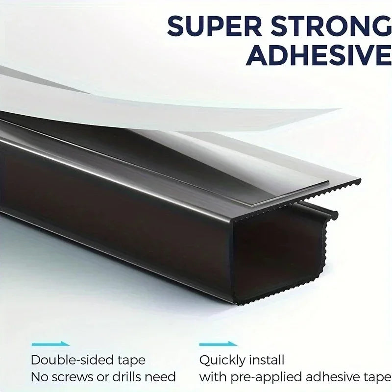 Cable Management under Desk Channel Cable Raceway Cord Hider Desk Cable Tray No Drilling under Desk Cable Management Tray
