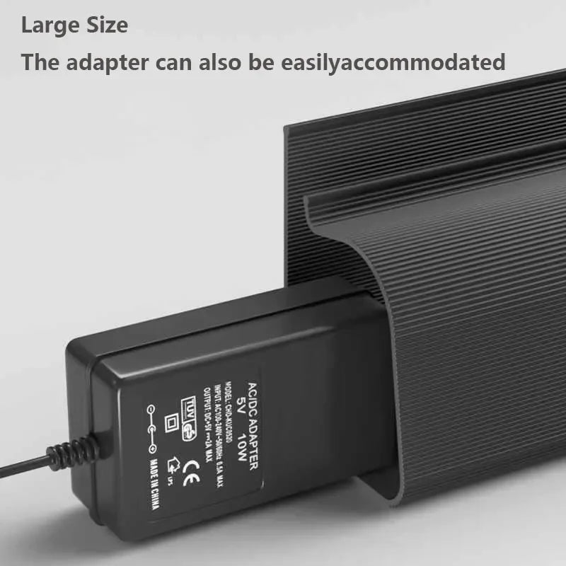 Cable Management under Desk Channel Cable Raceway Cord Hider Desk Cable Tray No Drilling under Desk Cable Management Tray